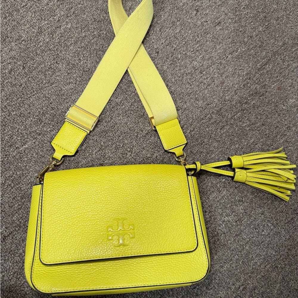 Tory Burch Vibrant Yellow Crossbody Bag